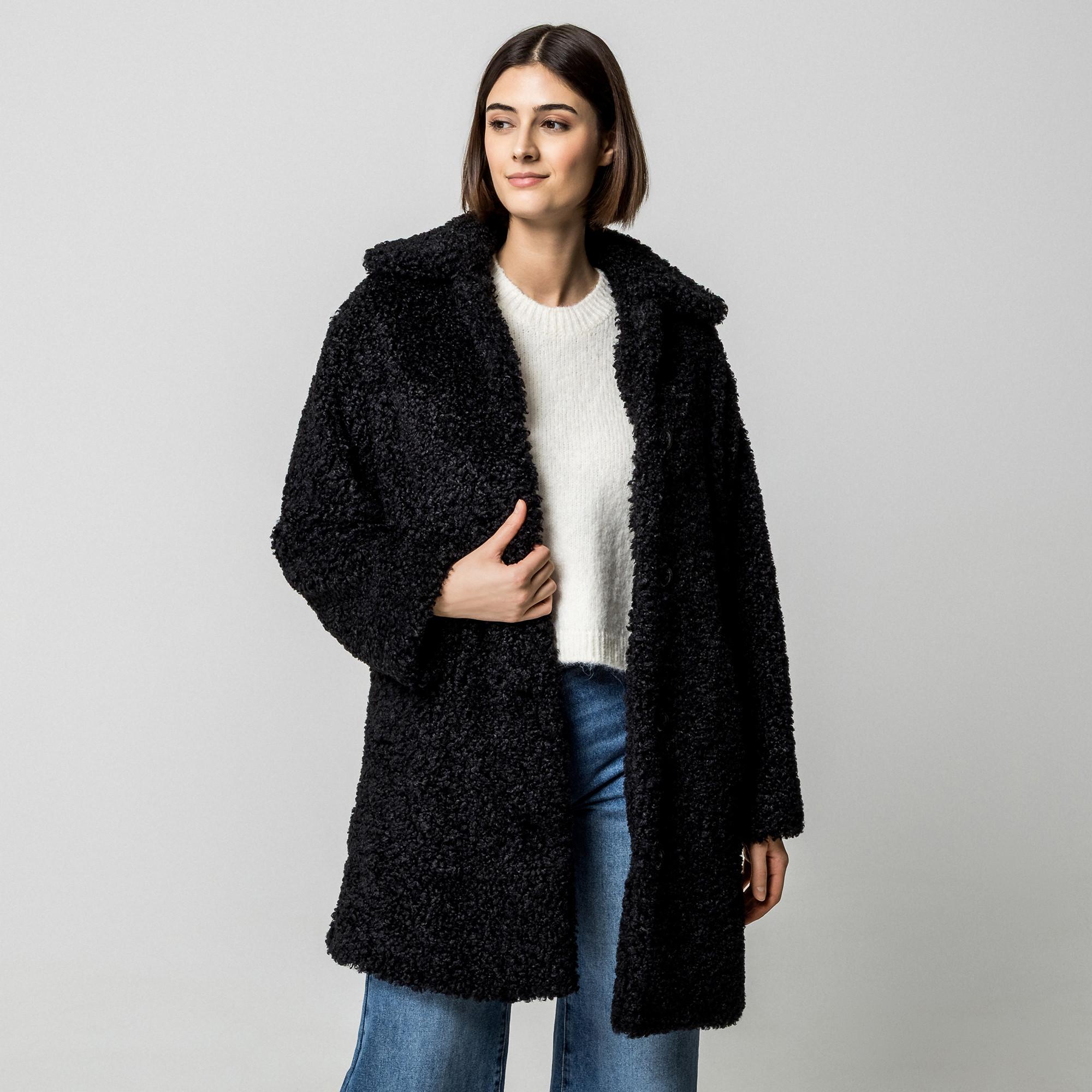 HUGO Mimina-1 Relaxed Fit Mantel  