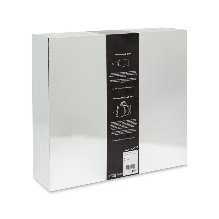 RAINS Weekend Bag e Wash Bag Cofanetto Regalo  