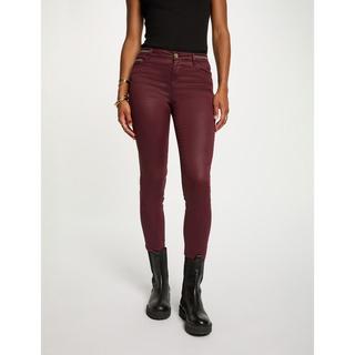 MORGAN Beschichtete Skinny Fit Hose  