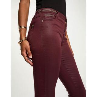 MORGAN Beschichtete Skinny Fit Hose  