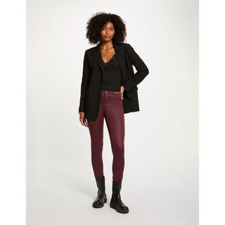 MORGAN Beschichtete Skinny Fit Hose  