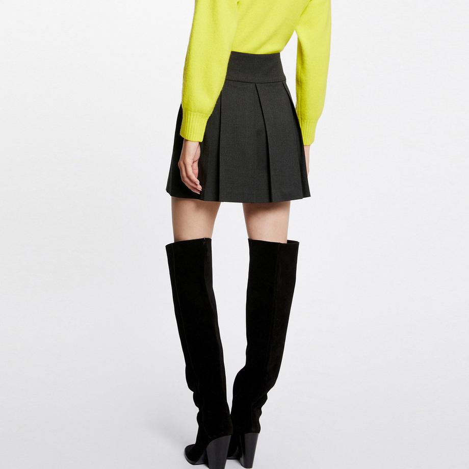 MORGAN xIRIS Plissierter Minirock  