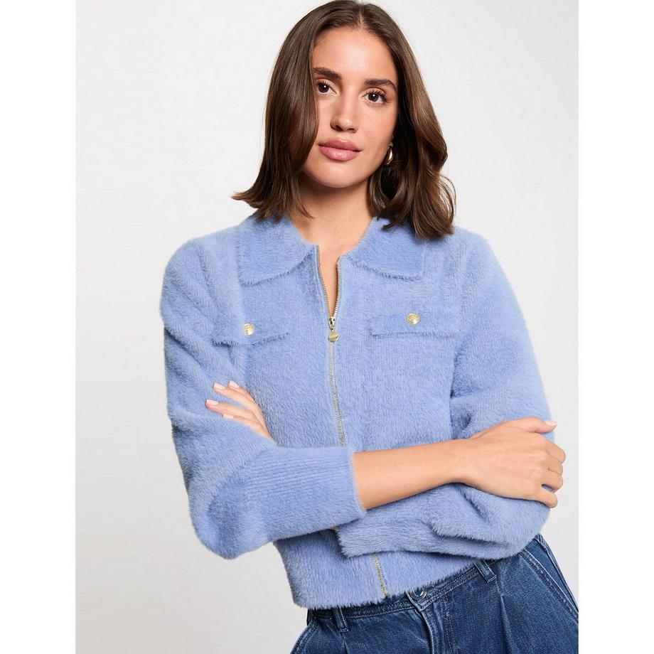 MORGAN Cardigan Coupe Droite Col Revers  