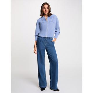 MORGAN Cardigan Straight Fit Reverskragen  