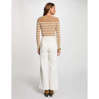 MORGAN Gestreifter Slim Fit Pullover  