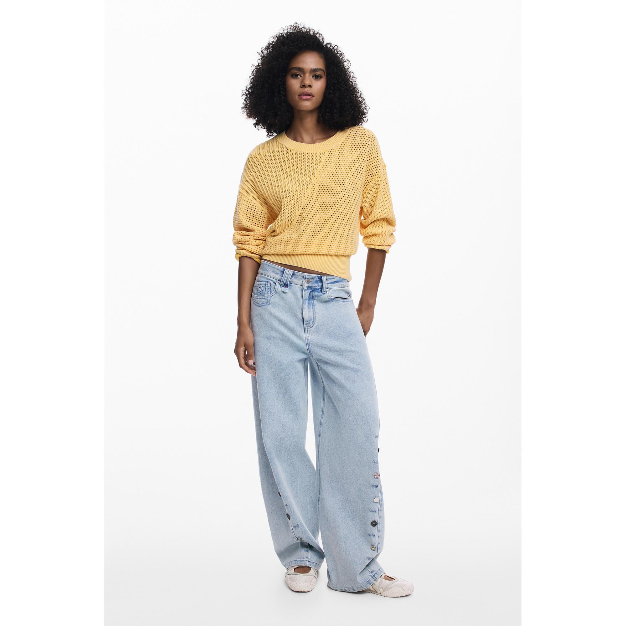 Desigual Maglione Lavorato a Maglia  