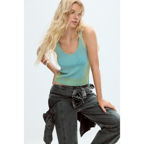 Desigual Tanktop Gestreift  