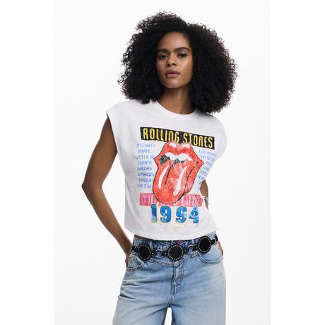 Desigual Rolling Stones Grafikdruck T-Shirt  