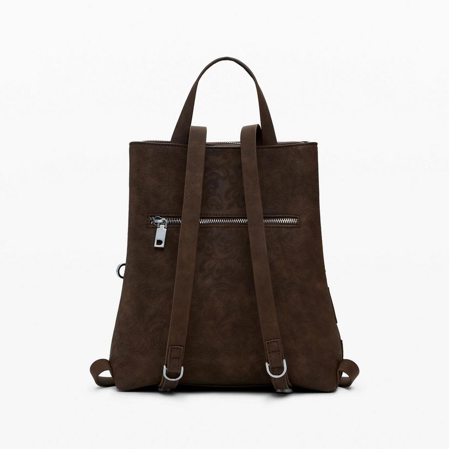 Desigual Zaino intrecciato con borchie  