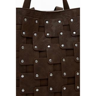 Desigual Zaino intrecciato borchiato  