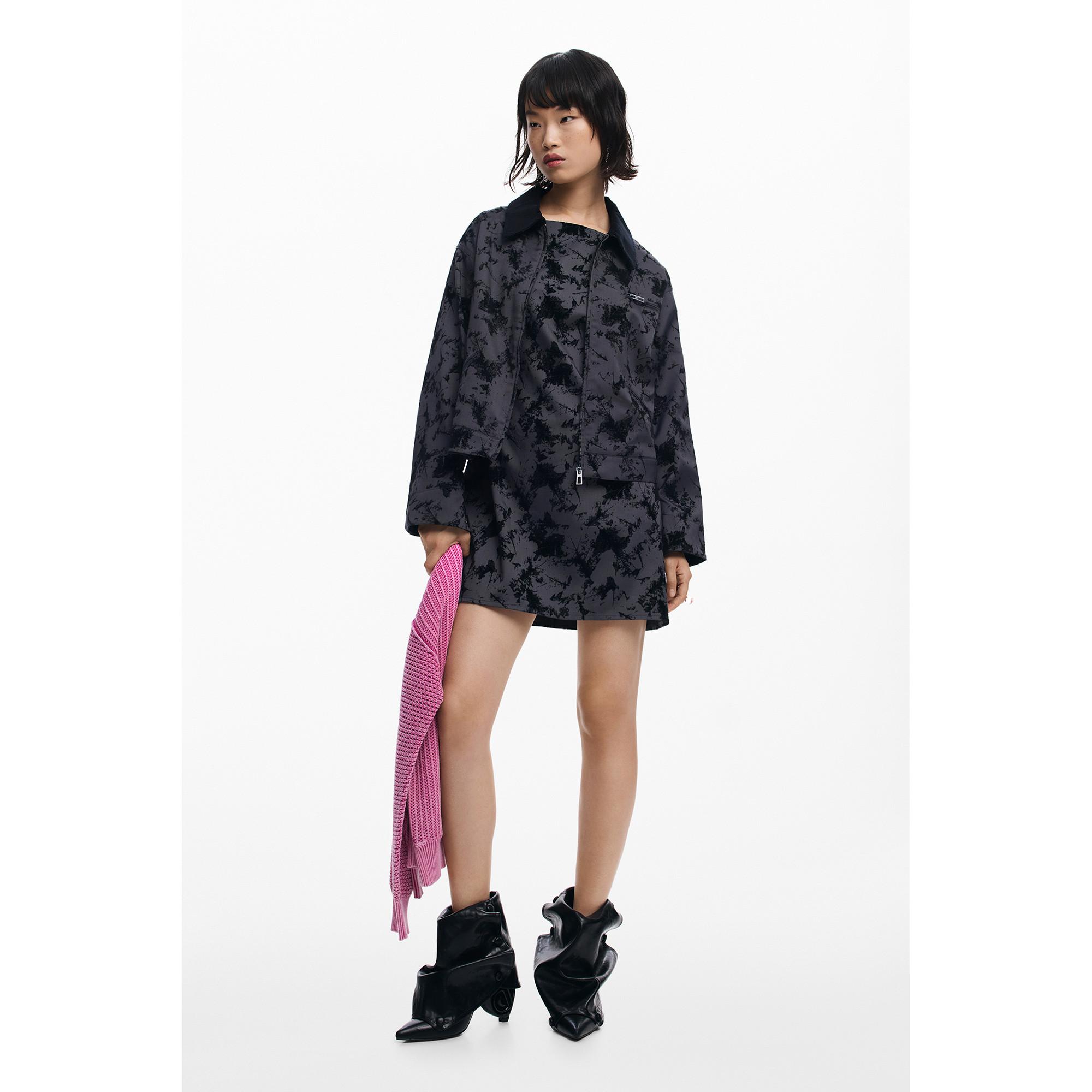 Desigual Truckerjacke geflockt  