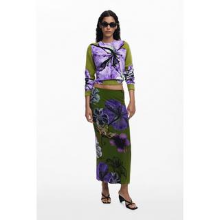 Desigual Blumenmuster Tüll Maxirock  