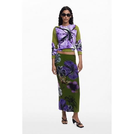 Desigual Blumenmuster Tüll Maxirock  