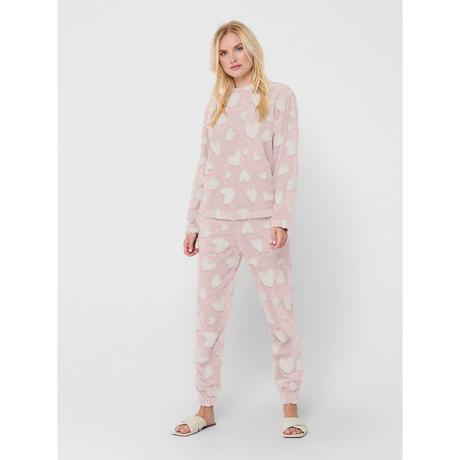 Only Lingerie Caya Fleece Pyjama Set langarm  