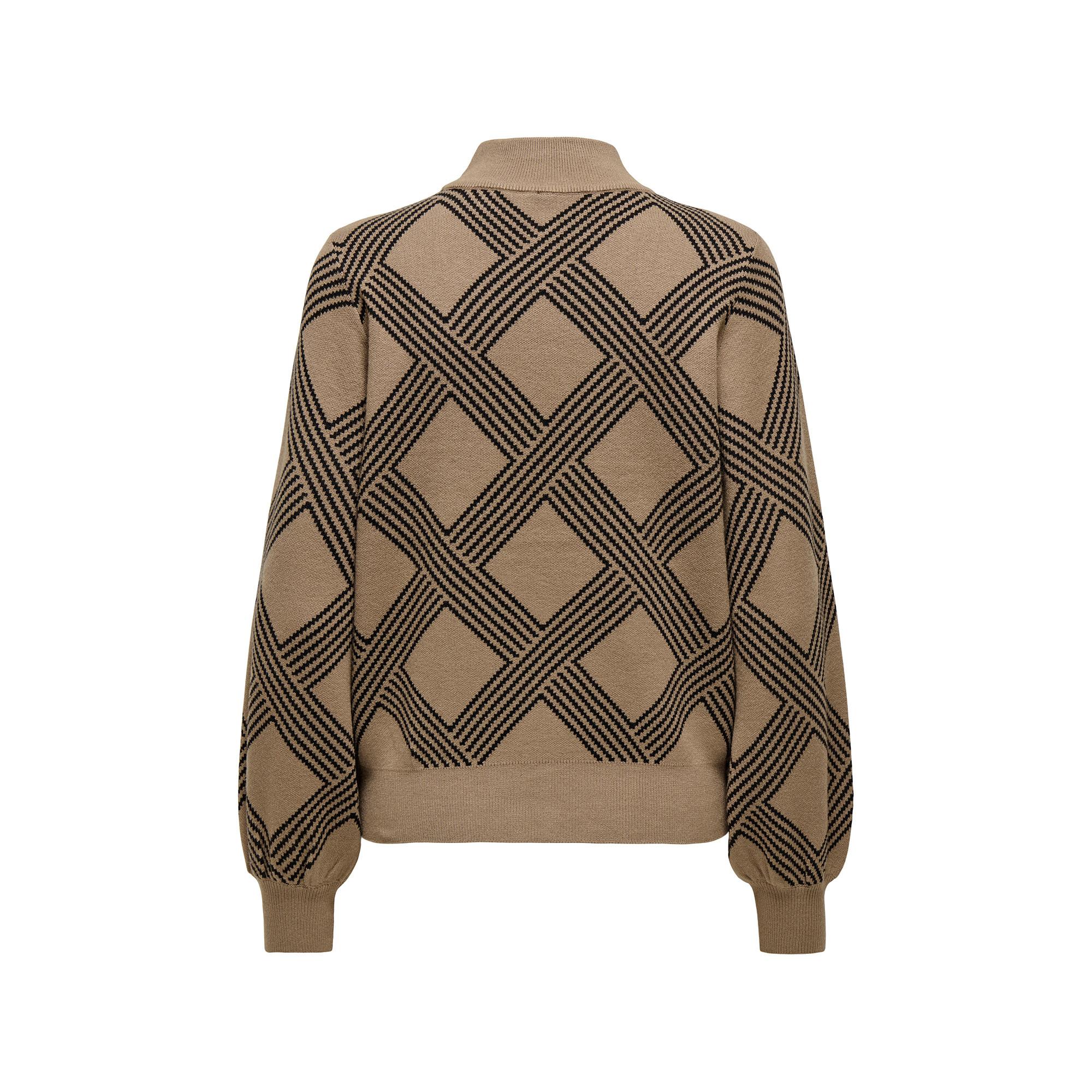 Only Lingerie Anny Jacquard Strickpullover  