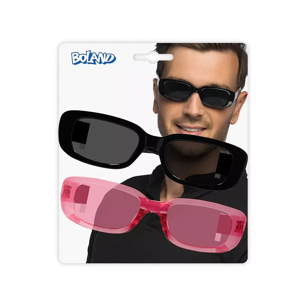 Boland - Partybrillen Techno Set, Multicolor