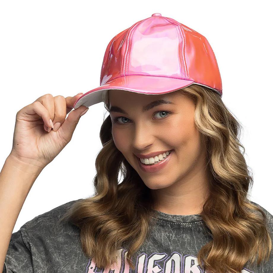 BOLAND  Basecap Holo pink 