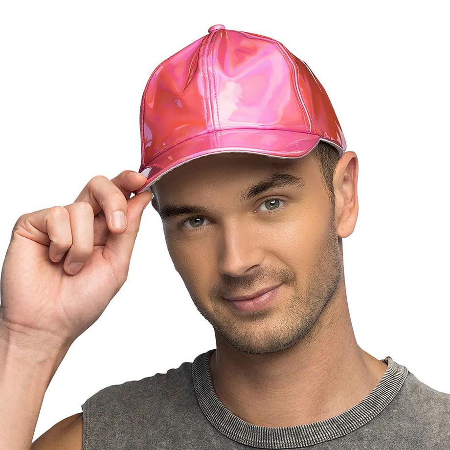 BOLAND  Basecap Holo pink 