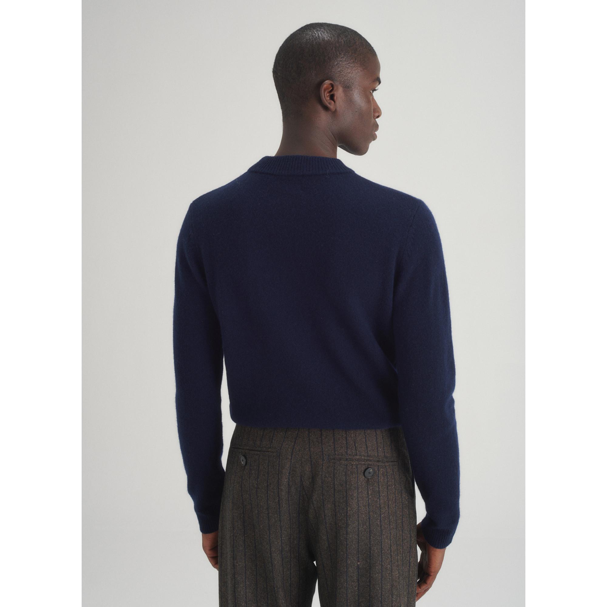 MAISON STANDARDS Esteban Rundhals-Pullover  