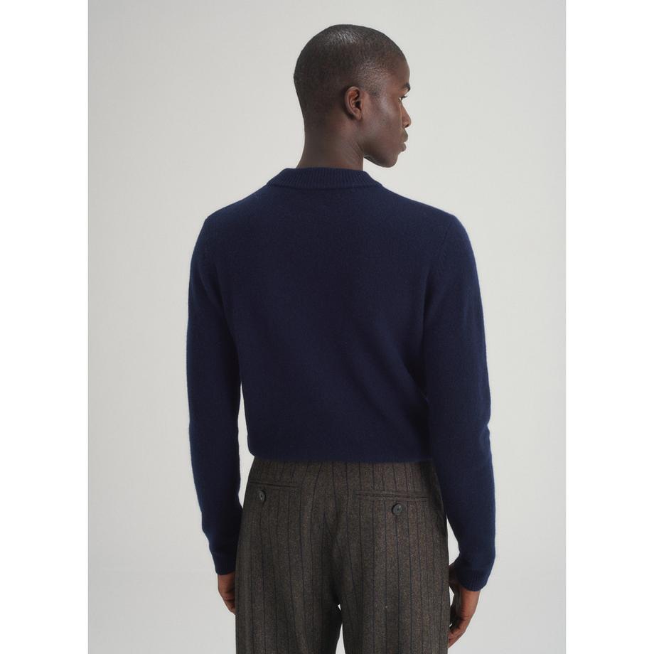 MAISON STANDARDS Esteban Rundhals-Pullover  