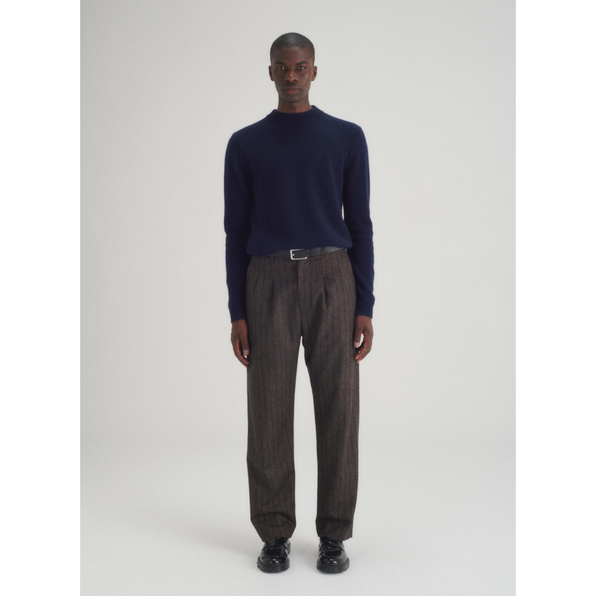 MAISON STANDARDS Esteban Rundhals-Pullover  