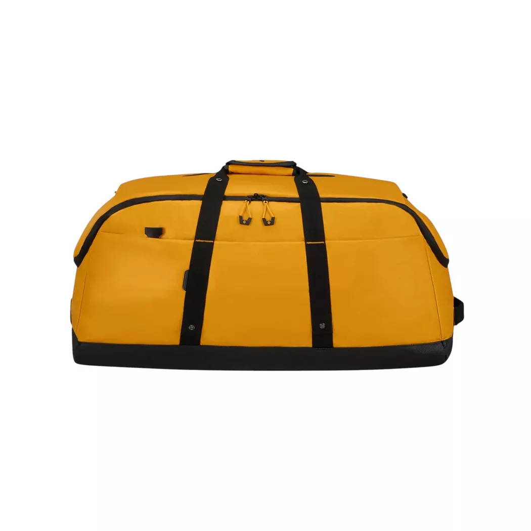 Reisetasche SAMSONITE "ECODIVER DUFFLE L", Gr. B/H/T: 69cm x 36cm x 37cm, gelb, Nylon, Polyester, unifarben, Taschen Reisetasche, mit Rucksackfunktion Reisetasche Weekender Sporttasche