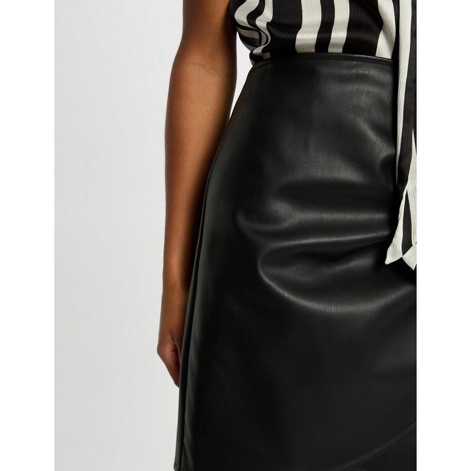 MORGAN Kunstleder Minirock  