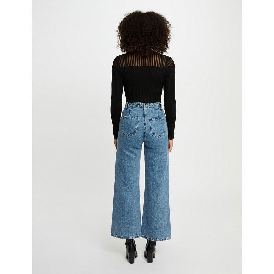 MORGAN Pullover avec Détails Découpés  