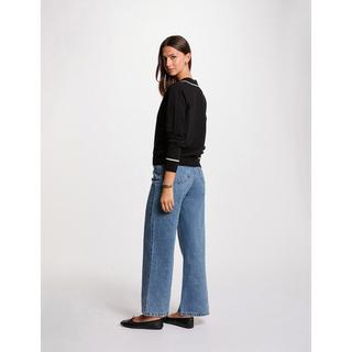 MORGAN Colletto Polo Scollo a V Maglione  