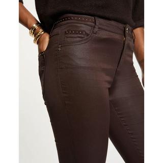 MORGAN Pantaloni Slim Fit Spalmati  