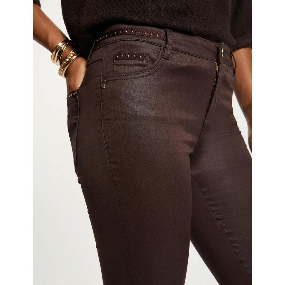MORGAN Pantalon Slim Enduit  