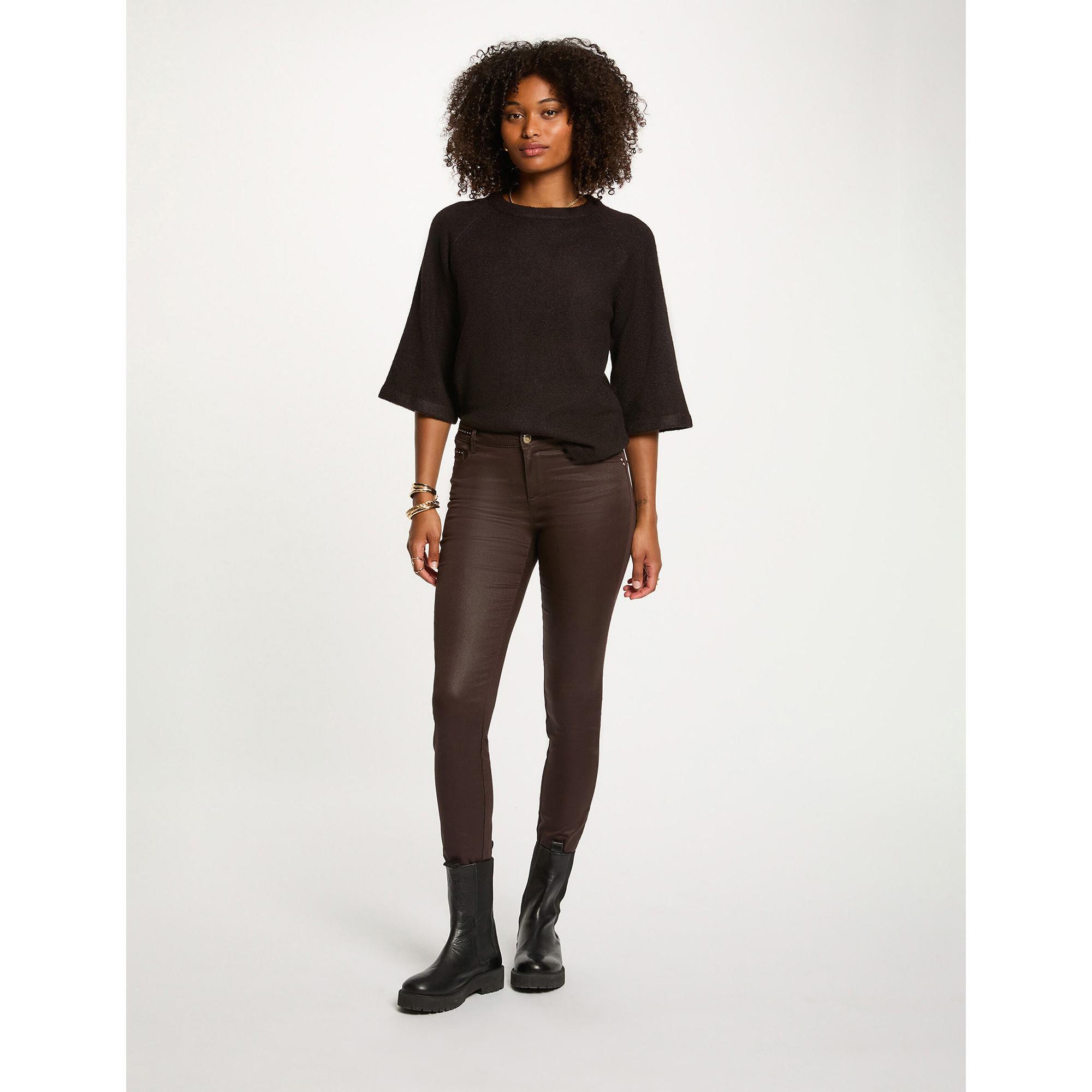 MORGAN Pantaloni Slim Fit Spalmati  