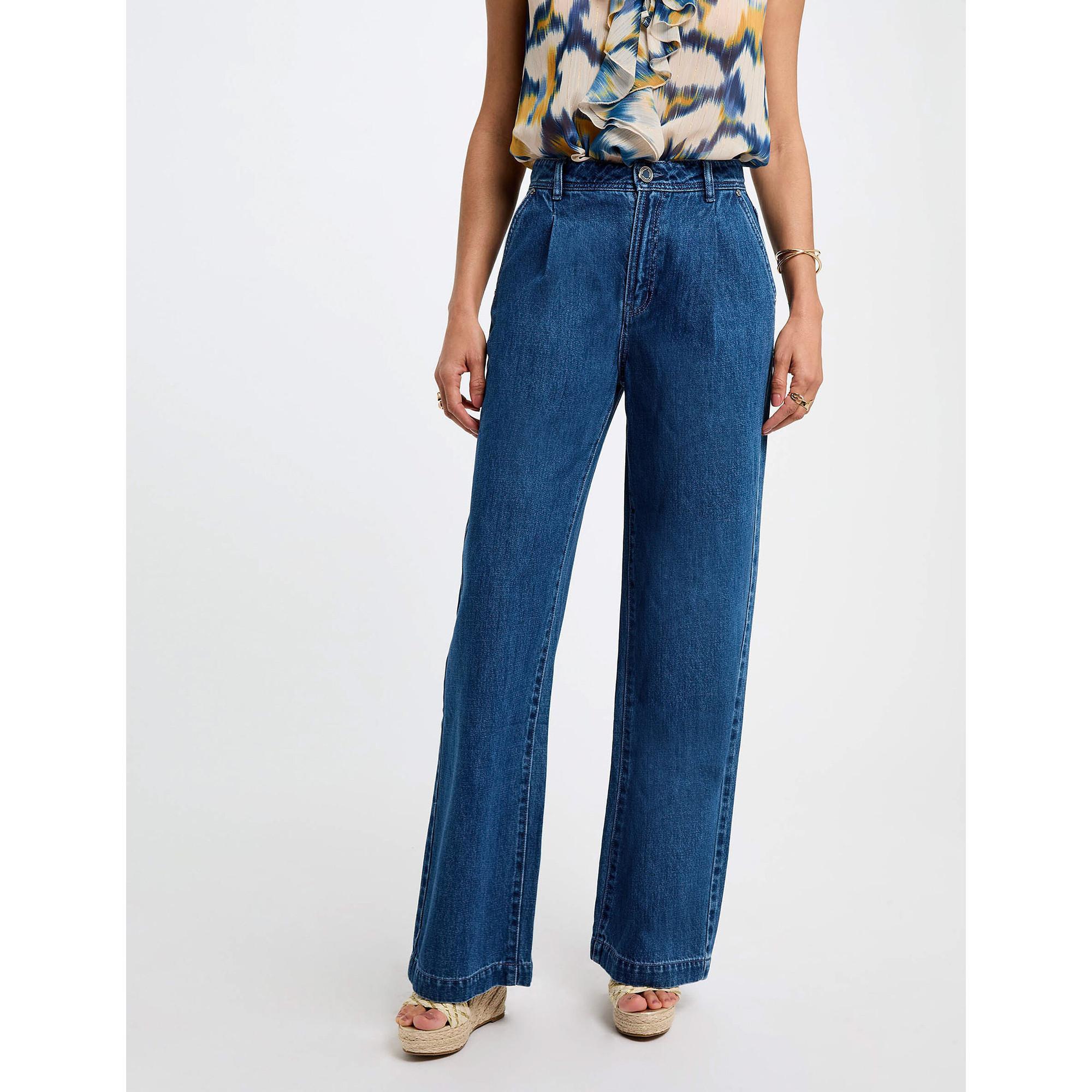 MORGAN High Waist Wide Leg Jeans  