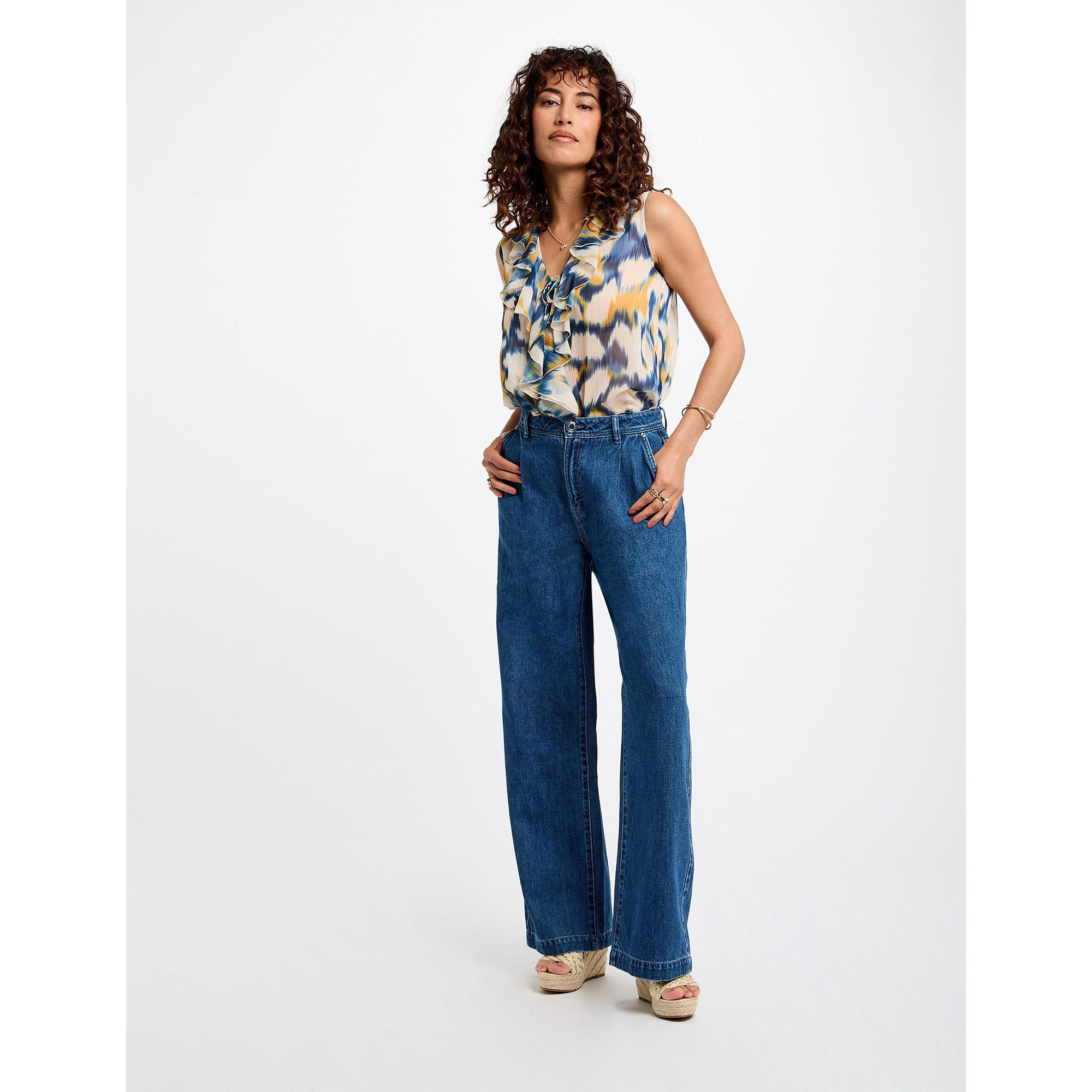 MORGAN High Waist Wide Leg Jeans  