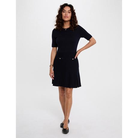 MORGAN Kurzarm Rundhals Kleid  