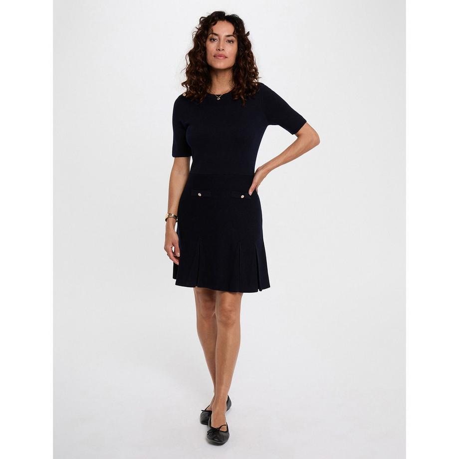 MORGAN Robe Manches Courtes Col Rond  