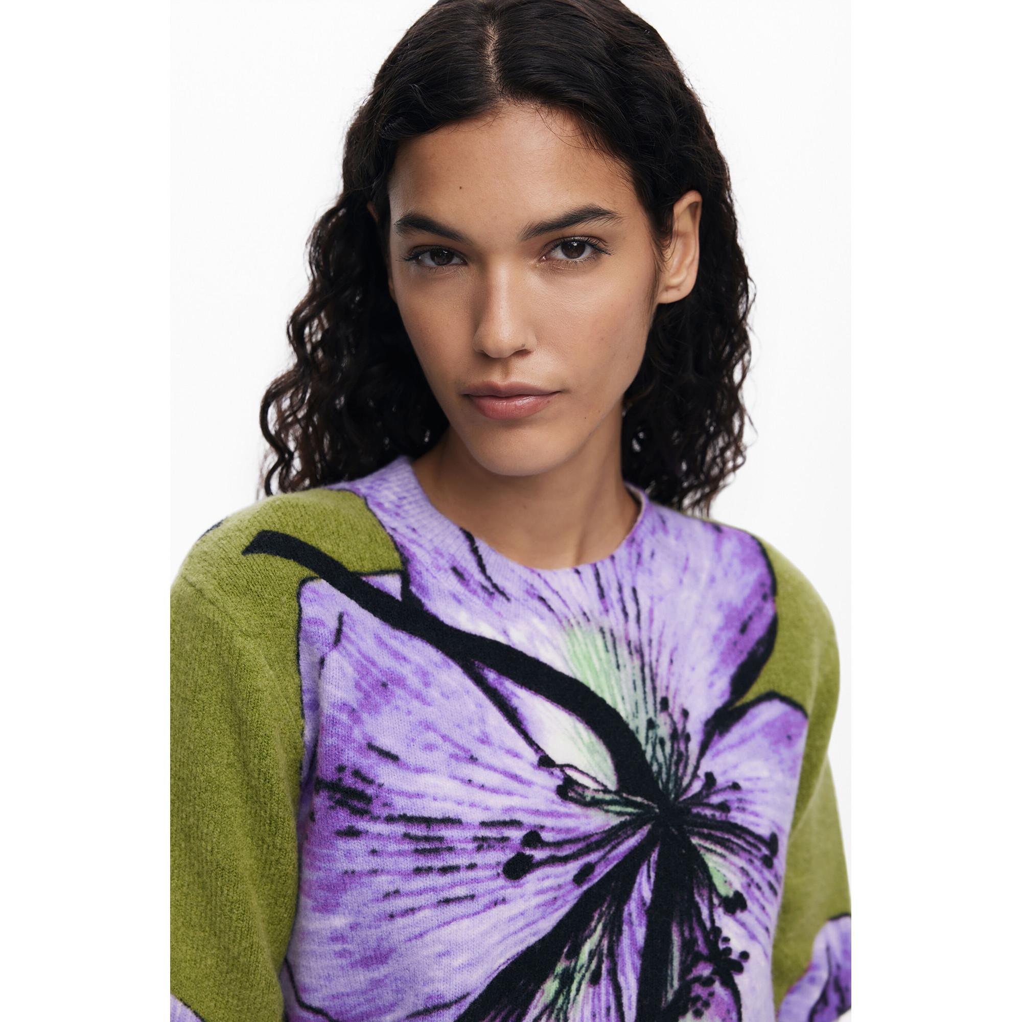 Desigual Pull à motif floral  