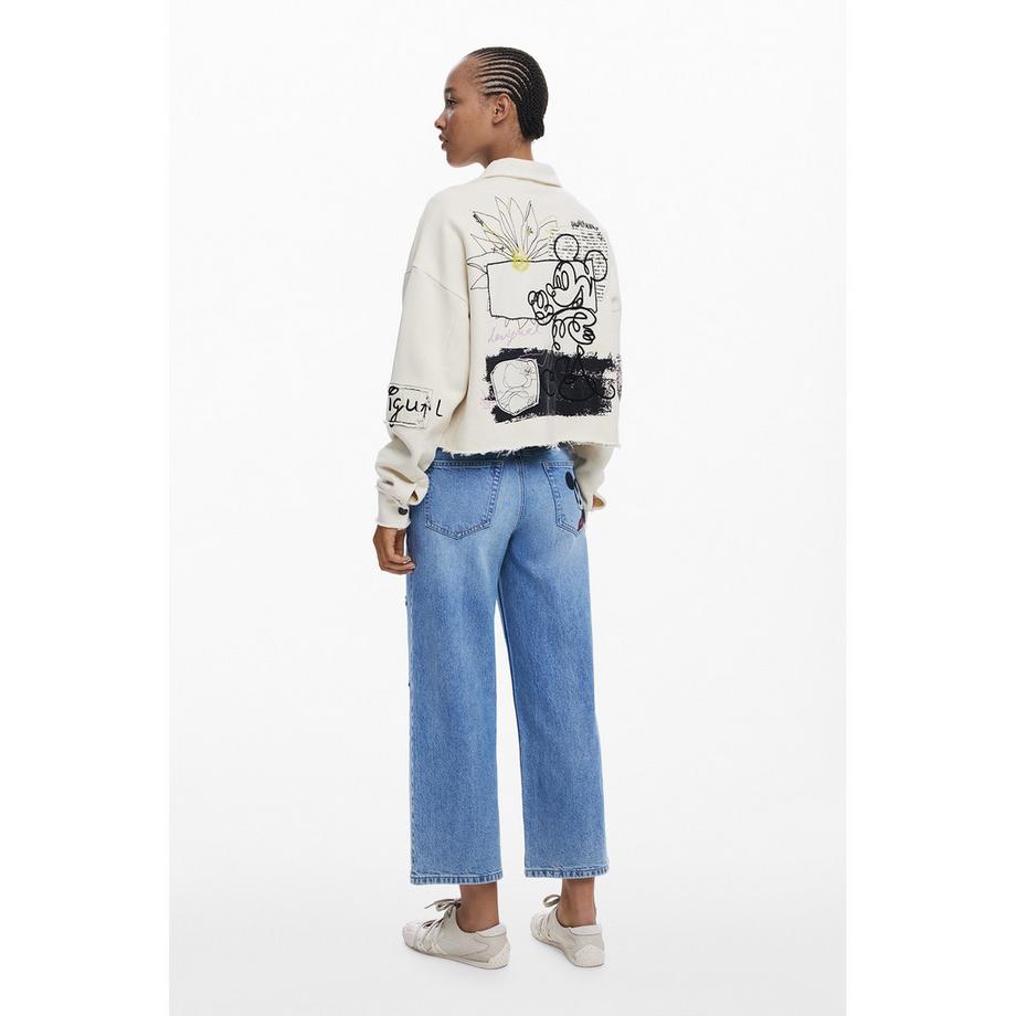 Desigual Mickey Mouse Trucker Sweat-shirt  