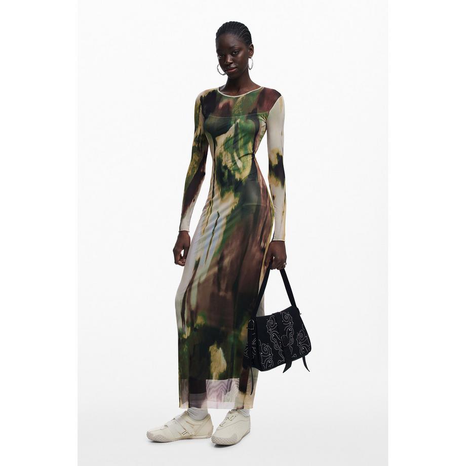 Desigual Langarm Maxikleid  