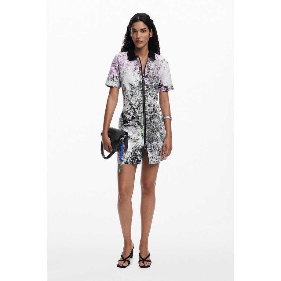 Desigual Kurzes Kleid meliert  