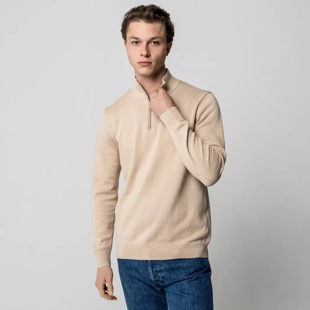 Manor Man - Pullover, Half-Zip, für Herren, Auckland, Größe S