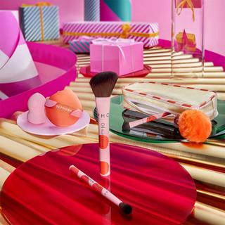 SEPHORA  Set mit Pinseln & Make-up-Accessoires - 3 Foundation- & Augenpinsel + 2 Schwämme 