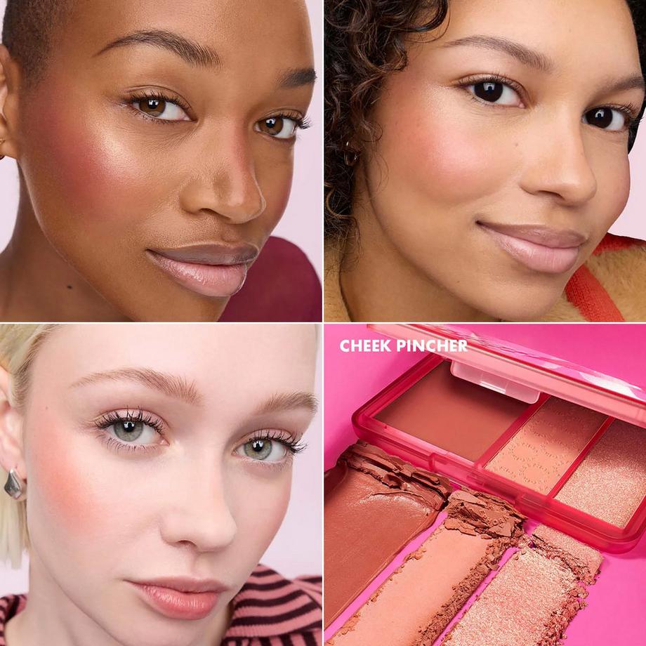 SEPHORA  PERFECTLY BLUSHED SET - Palette Blush Blush Blush e pennello duo guance 