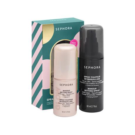 SEPHORA  KIT DUO SPRAY ET FIXE - Duo de sprays fixateurs (satin & glow) 