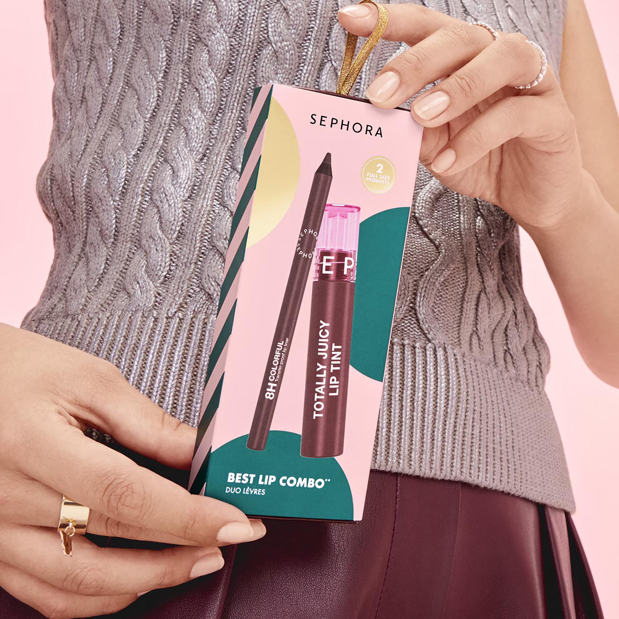 SEPHORA  MEILLEUR COMBO LEVRES - DEEP NUDE - Duo crayon et encre à lèvres 