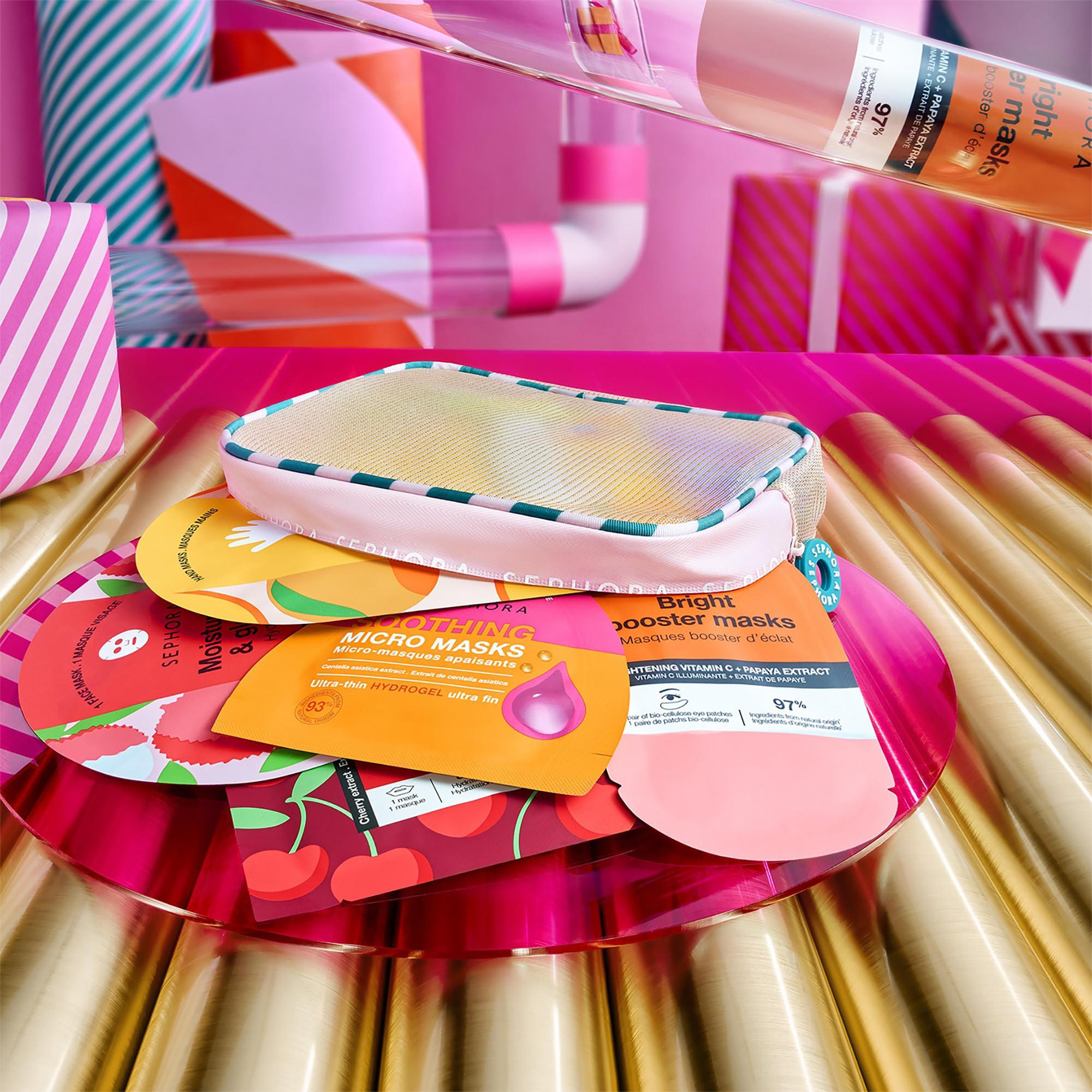 SEPHORA  8 MASCHERE TRATTAMENTO PER VISO E CORPO - Set di 8 maschere per viso e 