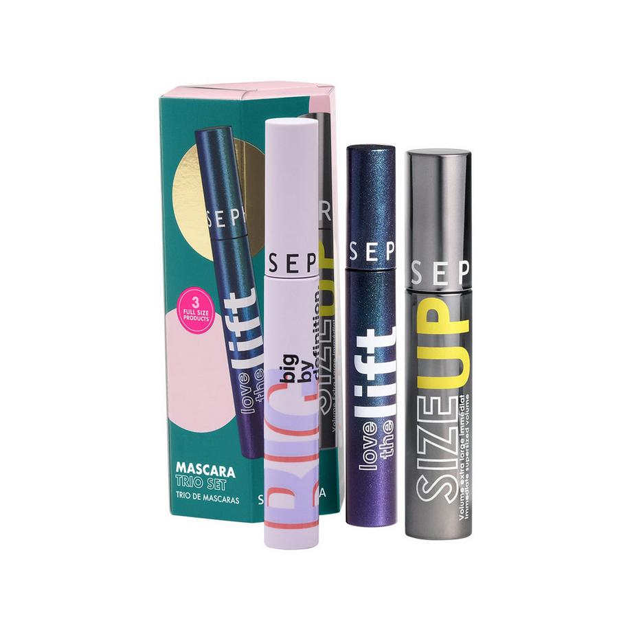 MASCARA-TRIO - 3 Mascaras, 3 Effekte: Volumen, Definition oder Lifting-Effekt