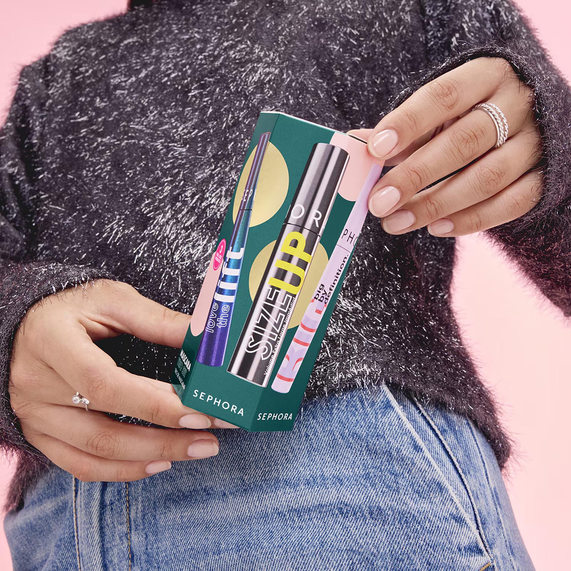 SEPHORA  MASCARA-TRIO - 3 Mascaras, 3 Effekte: Volumen, Definition oder Lifting-Effekt 