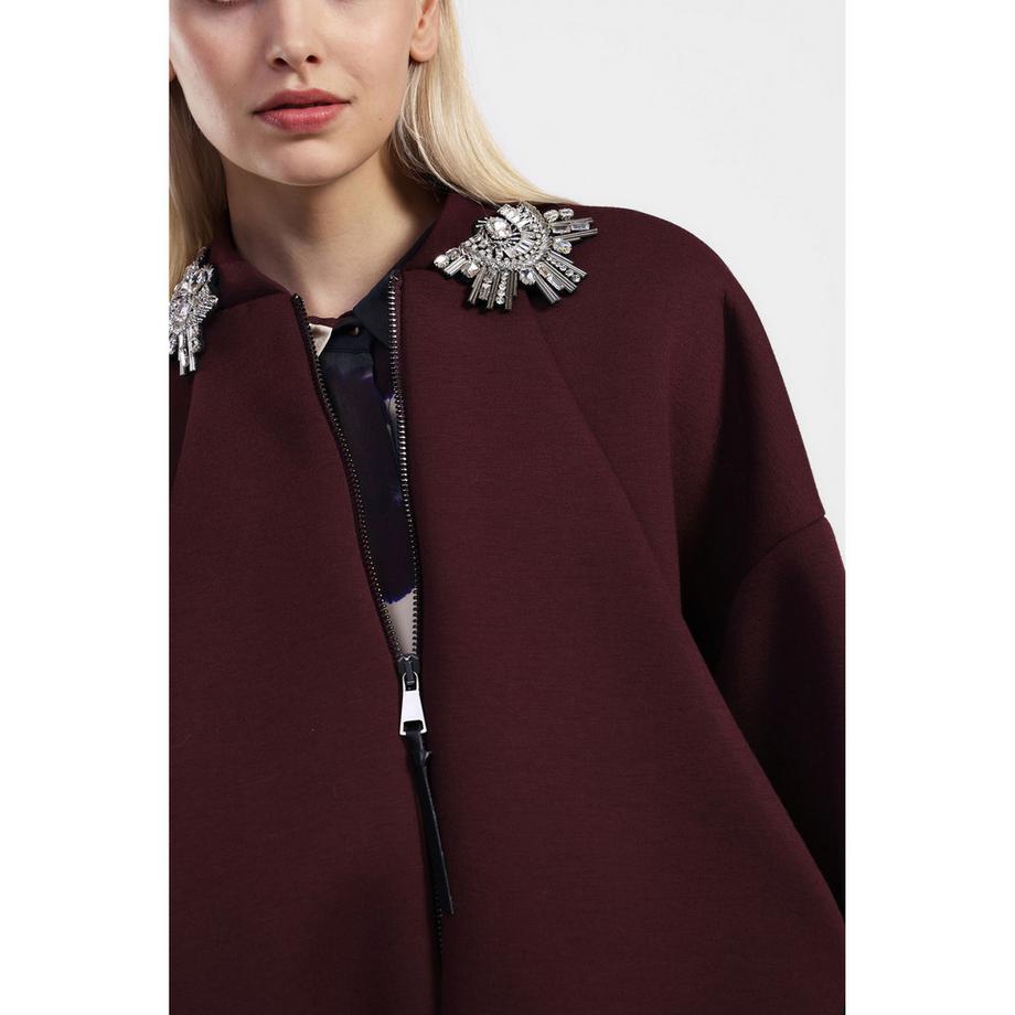 DIXIE Bomberjacke mit verzierten Schultern  