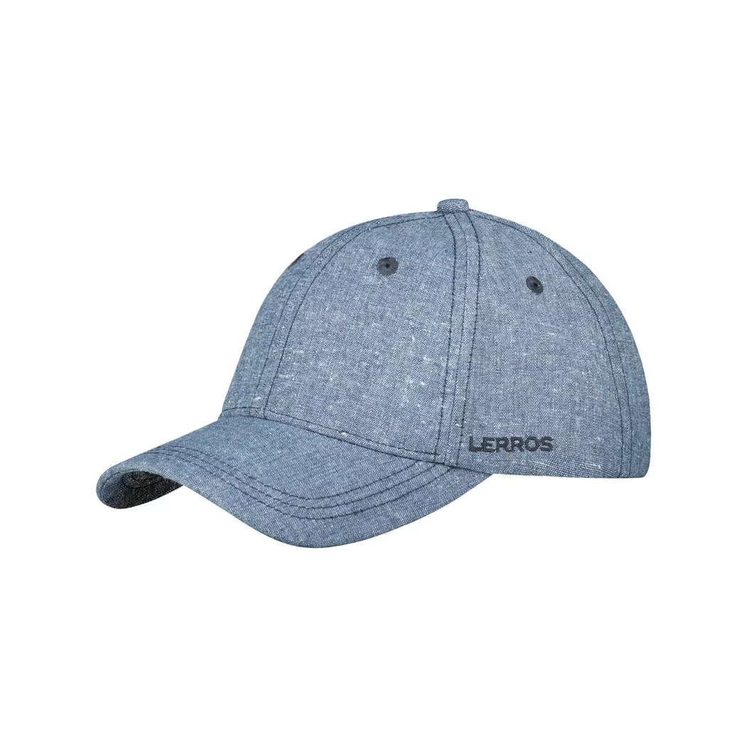 Baseball Cap LERROS "LERROS-Basecap aus Baumwolle und Leinen", Herren, Gr. Normalgrößen, classic navy, 55% Leinen, 45% Baumwolle, Caps 4